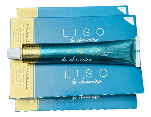 5 Progressiva Liso De Chuveiro 100ml + Óleo Relax Probelle