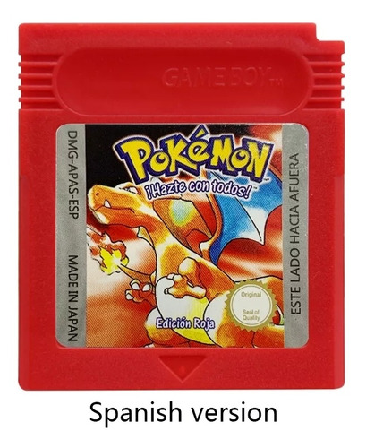 Pokémon Rojo/ Roja/ Edición Rojo/ Gameboy Color