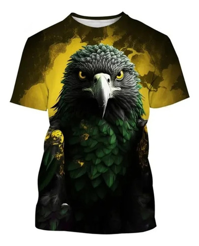 Águila Feroz Camiseta Estampada En 3d Para Hombre Y Mujer