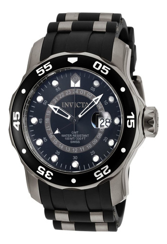 Reloj Invicta 6996 Negro, Gunmetal Hombres