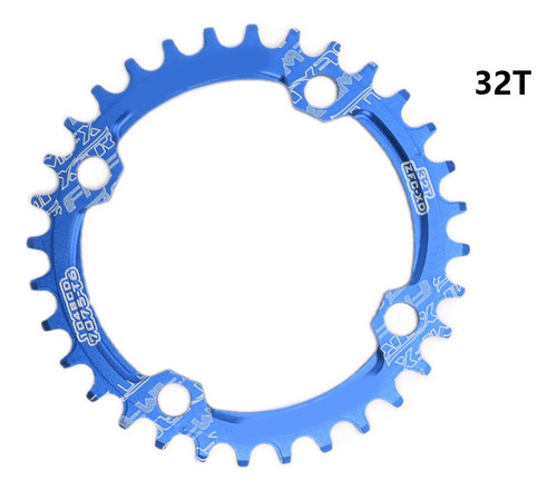 Plato De Bicicleta Fmfxtr 104 Bcd 32t Plato Redondo Azul