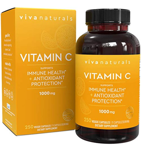 Vitamina C Viva Naturals Premium Non-gmo Con Bioflavonoides