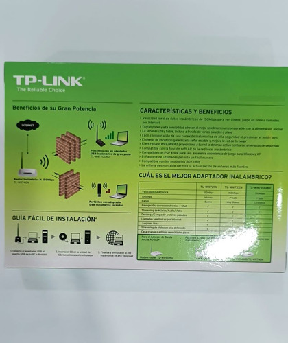 Adaptador Usb Inalambrico Tp-link
