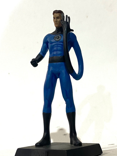 Eaglemoss Marvel Mr Fantastic #28 Plomo Importado + Revista