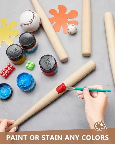 Marsui Mini Bate De Béisbol De 18 Pulgadas, Bates De Madera