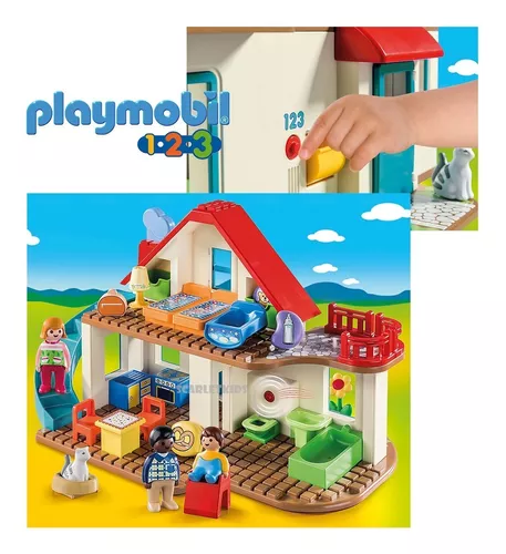 Playmobil 123 Casa Con Timbre 2 Pisos 70129 Scarlet Kids