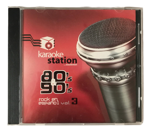 Cd+g Karaoke Station Rock En Español Vol.3 80s 90s Kstation
