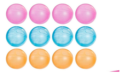 Nerf Super Soaker Hydro Ball 12 Piezas Para Agua Agua