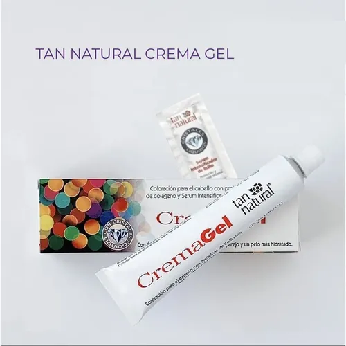 Coloracion Tan Natural Tintura Crema Gel + Revelador Crema Tono A Elección