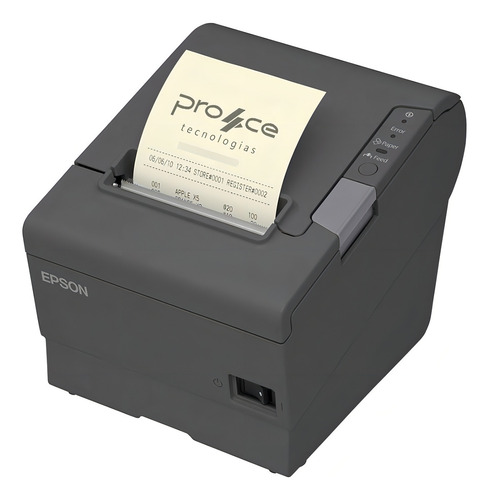 Cupón de impresora USB Epson TM-T88v, código QR NFC-e, color negro