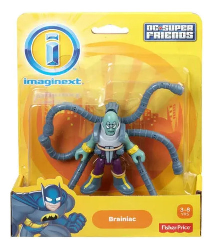 Boneco Imaginext Super Friends Brainiac Batman Mattel