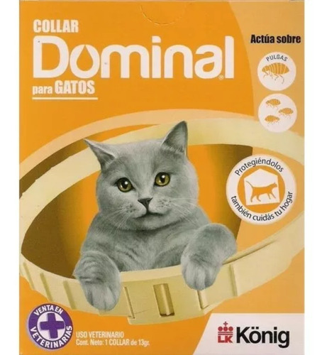 Collar Dominal Antipulgas Para Gatos Envío Gratis