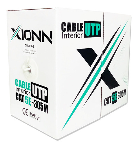 Cable Utp Categoria 5e Interior Caja 305m