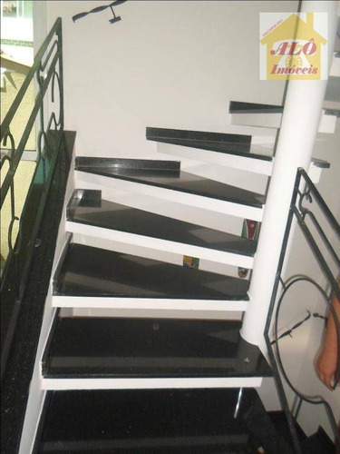 Imagem 10 de 30 de Sobrado Com 3 Dormitórios À Venda, 161 M² Por R$ 500.000,00 - Aviação - Praia Grande/sp - So0177