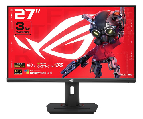 Monitor 27 Asus Rog Strix Xg27 Gsync 2k 180hz Usb-c Ips Hdr