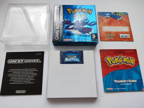 Juego Fisico Nintendo Gameboy Advance Gba Pokemon Zafiro