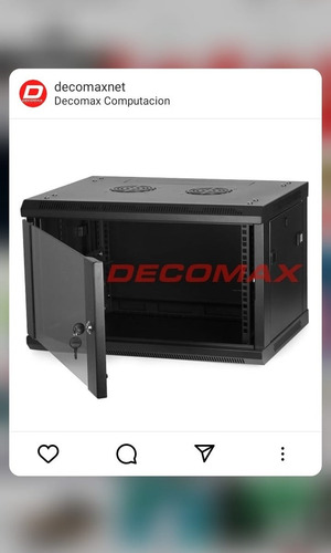 Mini Rack Mural 6u 19 PuLG Switch Dvr Metalico Factura-a