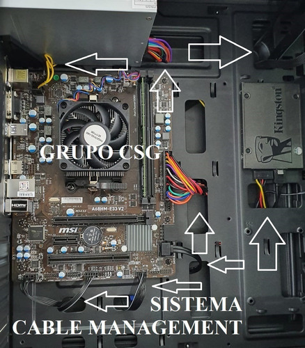 Cpu Gamer Barata Amd A8 7600 8gb Ssd 240 Radeon R7 2gb
