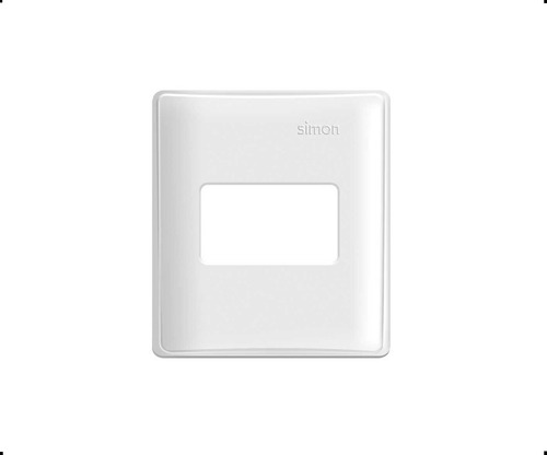 Placa Para Caixa De Sobrepor 1 Posto Branco 19631-30 Simon19