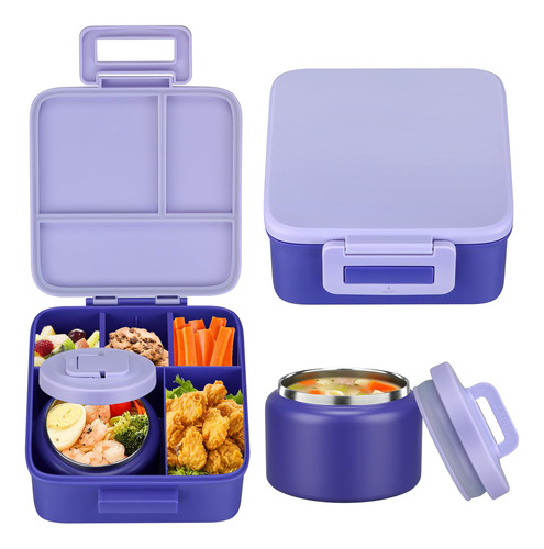 Maison Huis Niños Bento Caja De Almuerzo Con Termo De 3gycp