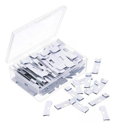 Kit De Clips Para Puertas Corredizas Con Lengüetas Negras De