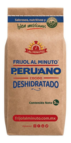 Frijol Peruano Deshidratado Al Minuto 5kg Rinde Más De 15kg