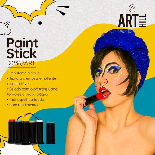 Base de maquiagem Catharine Hill Paint Stick tom vermelho