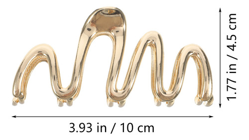 Pinza De Pelo De Metal Para Mujer, Pinza De Pelo Grande