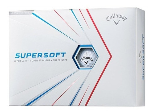 Pelotas Golf Callaway Supersoft - Caja X 12 - Bca Color Blanco