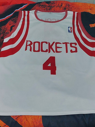 Camiseta Houston Rockets Luis Scola 4 Basquet