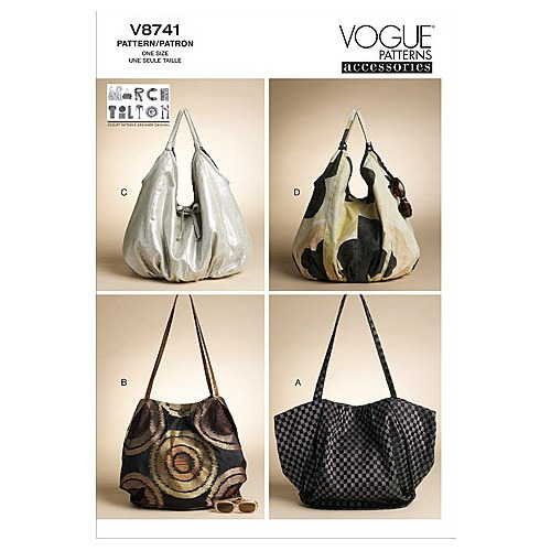 Mccall Pattern Company Vogue Patterns V8741 Bolsa Talla