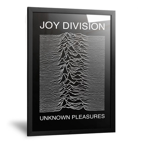 Cuadros Joy Division Álbum Unknown Pleasures Medida 35x50cm