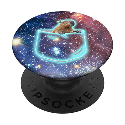 Capybara En El Espacio Pocket Popsockets Popgrip: Mwdgh