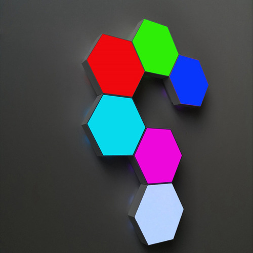 Z Lámpara Led Inteligente Hexagonal Panel De Luz Modular
