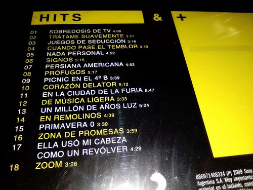 Cd Me Veras Volver Hits & + Soda Stereo Smm Nuevo