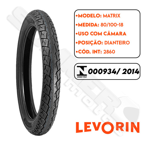 Par Pneu Yes125/gsr150/dk150 80-100-18 + 90-90-18 Levorin