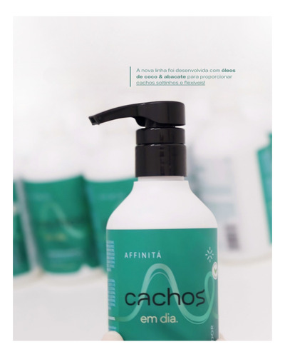 Shampoo Cabelos Cacheados Coco E Abacate 300ml - Affinitá