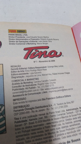 Gibi Tina - N° 7 - Panini Comics ( 8176 )