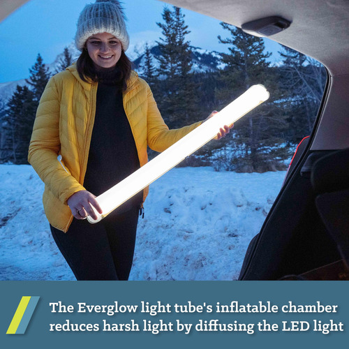 Tubo De Luz Led Inflable Para Acampar Con Regulador Y Mosque