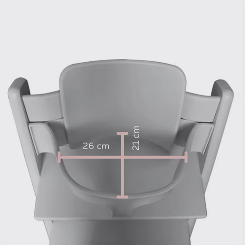 Papu Baby Asiento Para Bebé Para Silla Alta Convertible Color Marrón claro Asiento Para Silla Alta