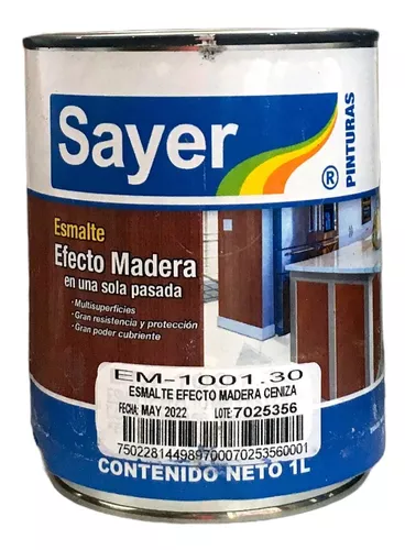 Esmalte Efecto Madera EM-1XXX – Novedades Sayer