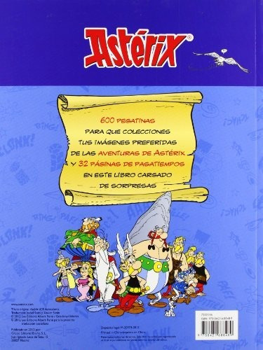 Astérix. 600 Pegatinas, De Goscinny, René. Editorial Bruño, Tapa Tapa Blanda En Español