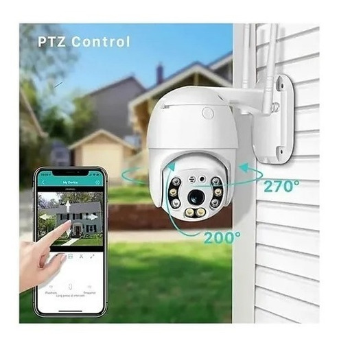 Imagen 1 de 1 de Smart Camara Ip Wifi Alarma Exterior Anti Agua Ip66