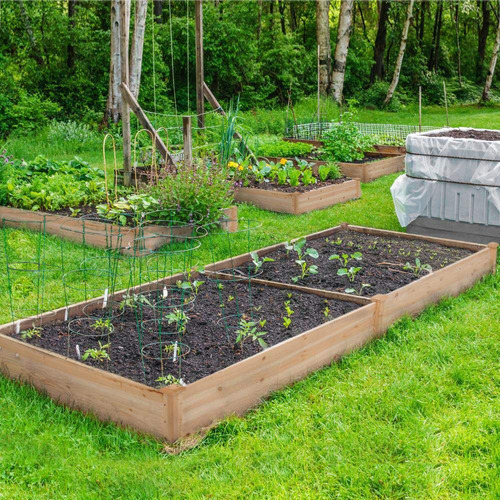 Jardinera Elevada De Madera Para Horticultura 93 X 48 X 10 C
