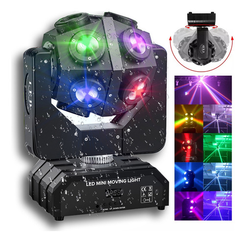 Luz Dj Cañones Luces Beam Cabeza Movil Led Arnet Dmx 150w U'king