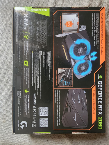 Placa De Vídeo Gigabyte Windforce Rtx 2060 12gb Oc (Usado)