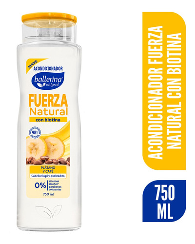 Ballerina Acondicionador Fuerza Frasco 750 Ml