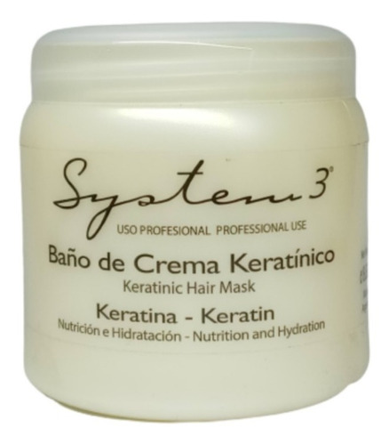 Baño De Crema Keratínico System 3