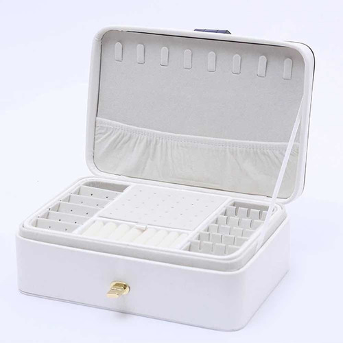Imagen 7 de 10 de Alhajero Caja Organizadora Para Joyas Aros Anillos Accesorio