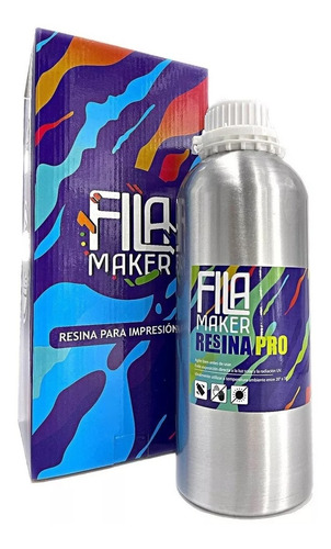 Resina Para Impresora 3d Filamaker Pro 1kg Colores